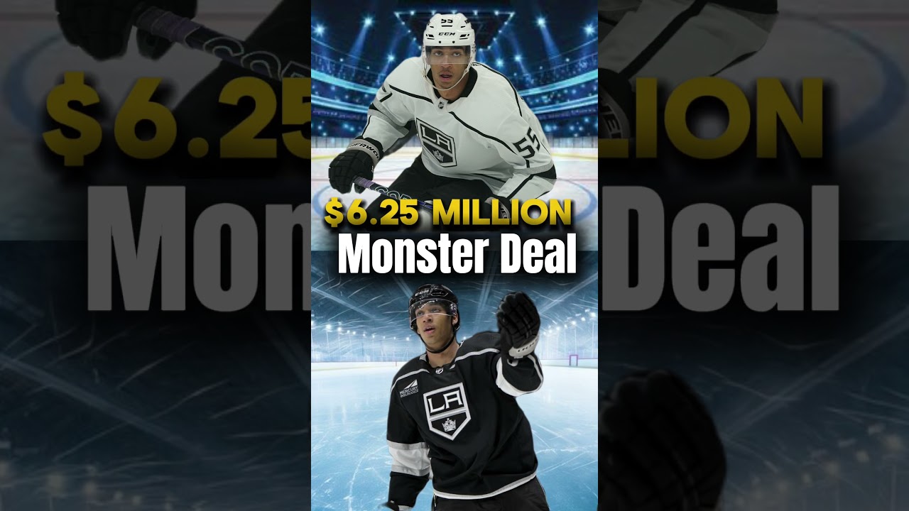 Quinton Byfield Just Signed a Giant Contract with the LA Kings! #shorts