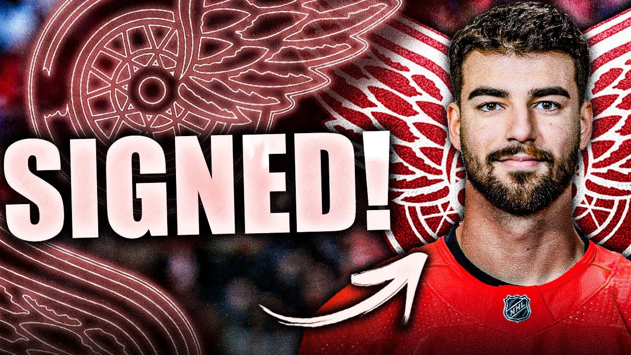 STEVE YZERMAN OVERPAY? DETROIT RED WINGS MAKE ANOTHER SIGNING (Joe Veleno)