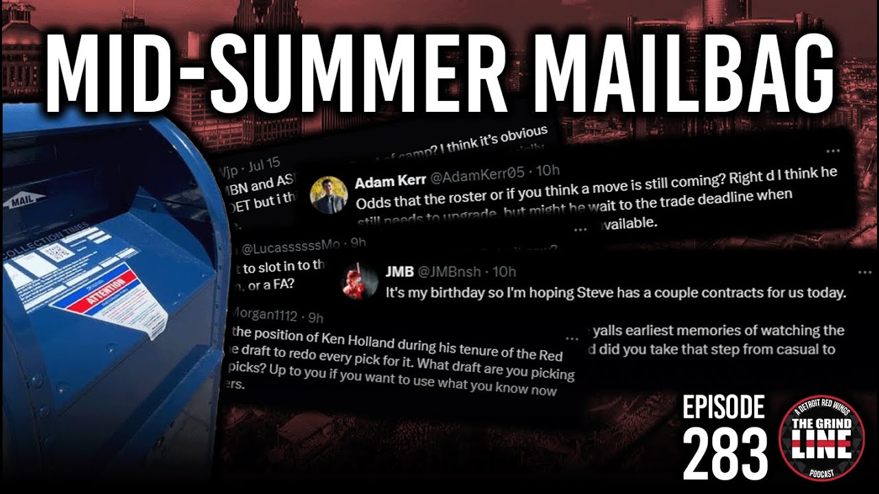 Episode 283 - A Detroit Red Wings Mid-Summer Mailbag
