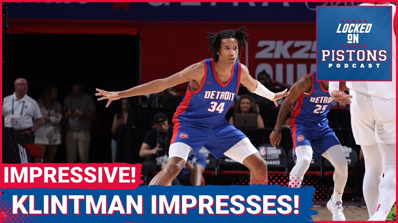 Detroit Pistons Rookie Bobi Klintman Continues To Impress, Despite Rough Shooting Game