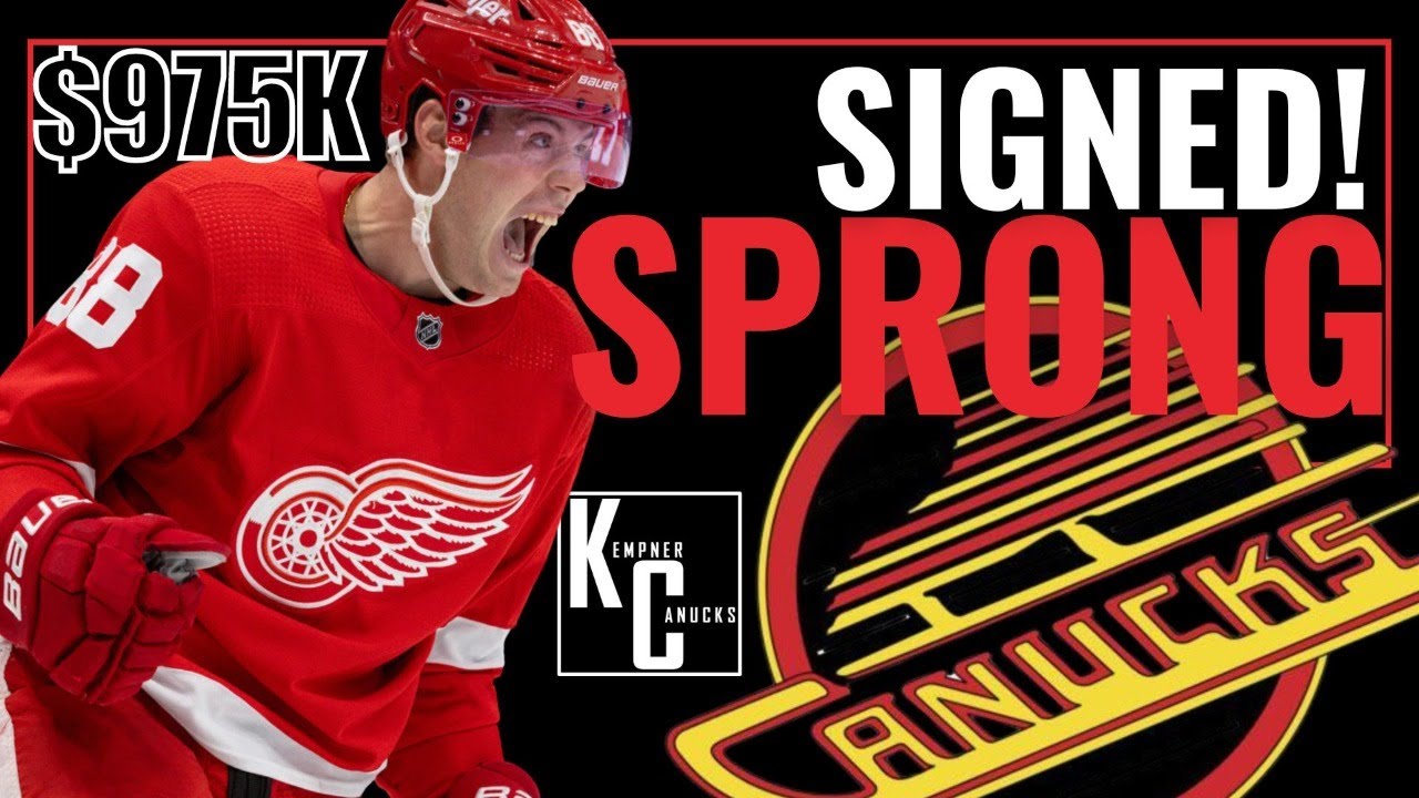 Canucks SIGN Daniel SPRONG!!! #Canucks