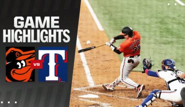 Orioles vs. Rangers Game Highlights | MLB Highlights | Baltimore Orioles