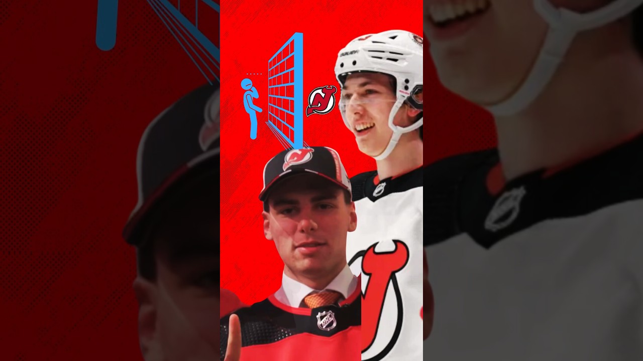 Devils🔥SIMON NEMEC and LUKE HUGHES🔥 | young nhl defensemen #shorts