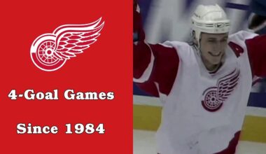 Detroit Red Wings: Every 4-Goal Game Since 1984
