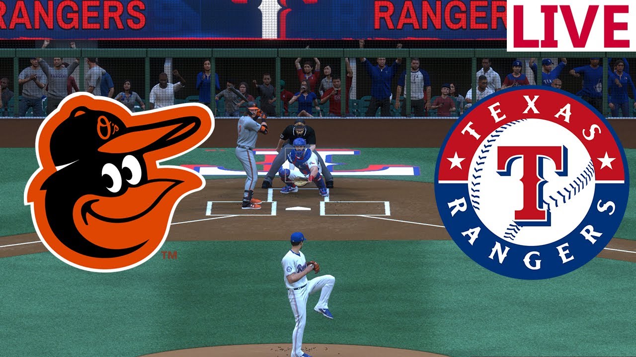 🔴LIVE MLB 🔴 Baltimore Orioles VS Texas Rangers/ July 21 /MLB THE SHOW 2024/MLB ENVIVO