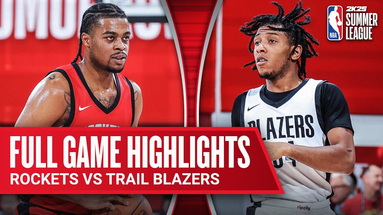 ROCKETS vs TRAIL BLAZERS | NBA SUMMER LEAGUE | FULL GAME HIGHLIGHTS