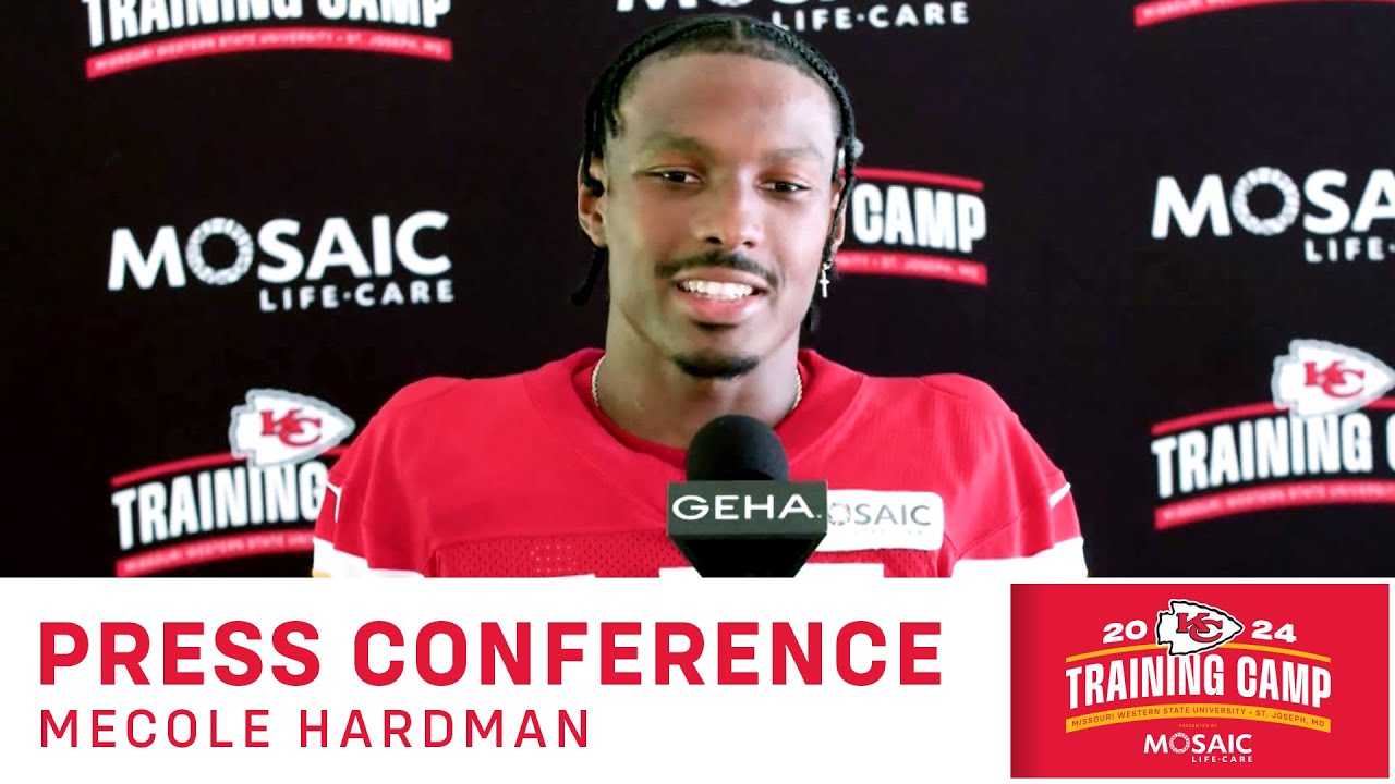 Mecole Hardman: 'One of the Hardest Training Camps in the League' | Chiefs Press Conference - 7/21