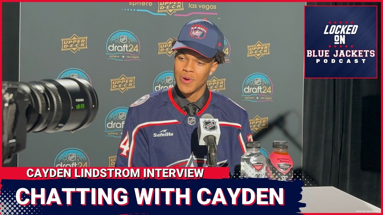 Talking To The Newest Columbus Blue Jacket: Cayden Lindstrom