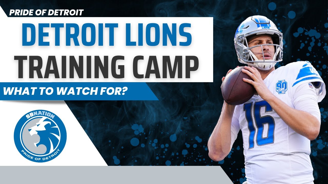 Detroit Lions Training Camp: 5 Things to Watch For
