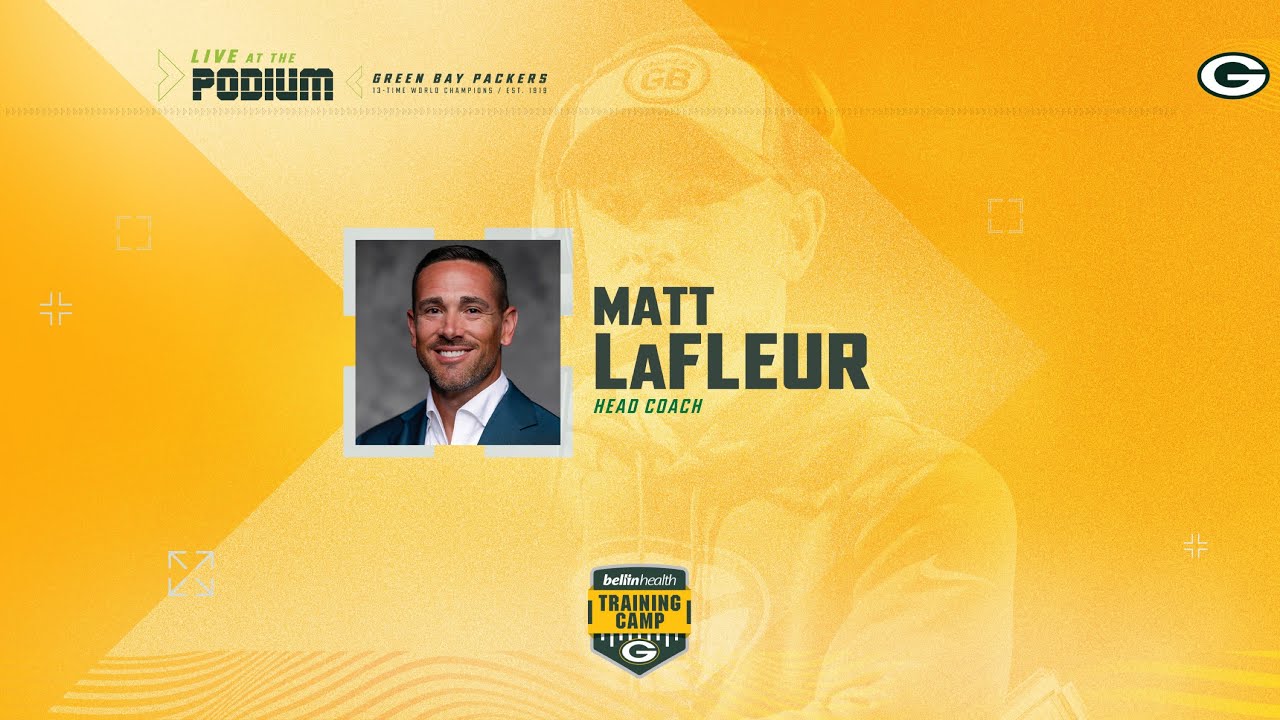 Head Coach Matt LaFleur Press Conference