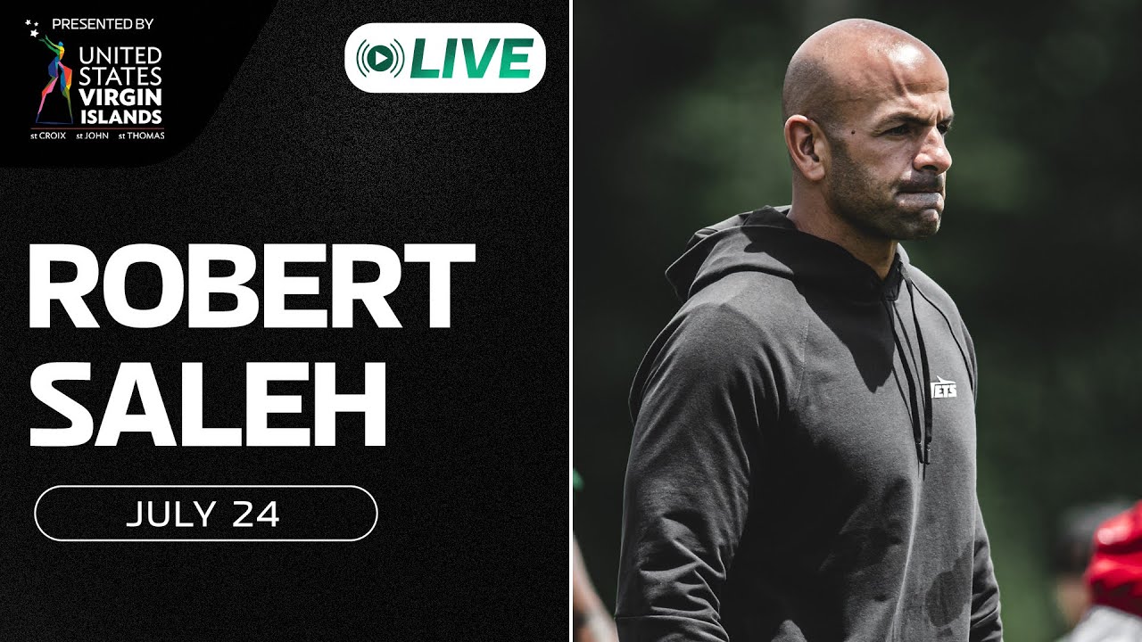 Robert Saleh Training Camp Press Conference (7/24) | New York Jets