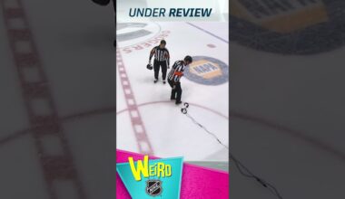 All TANGLED ⬆️ | Weird NHL #shorts