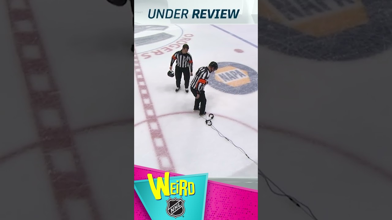 All TANGLED ⬆️ | Weird NHL #shorts