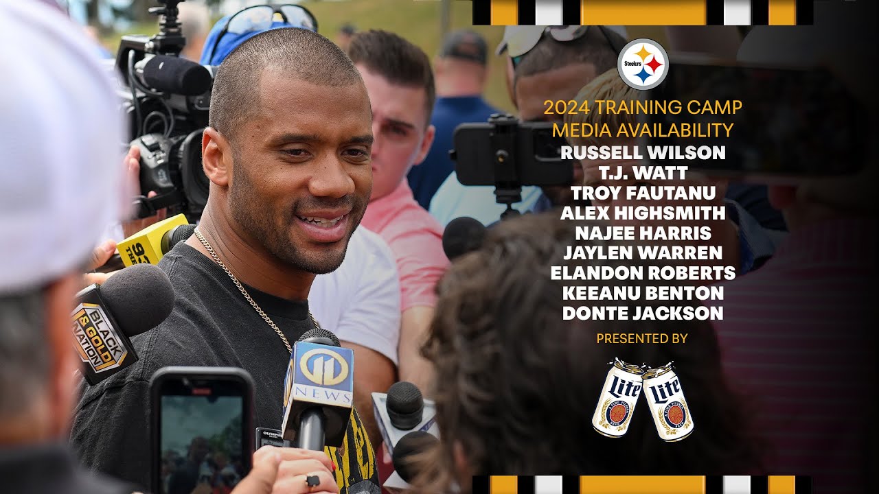 Steelers 2024 Training Camp Player Media Availability (July 24) | Pittsburgh Steelers