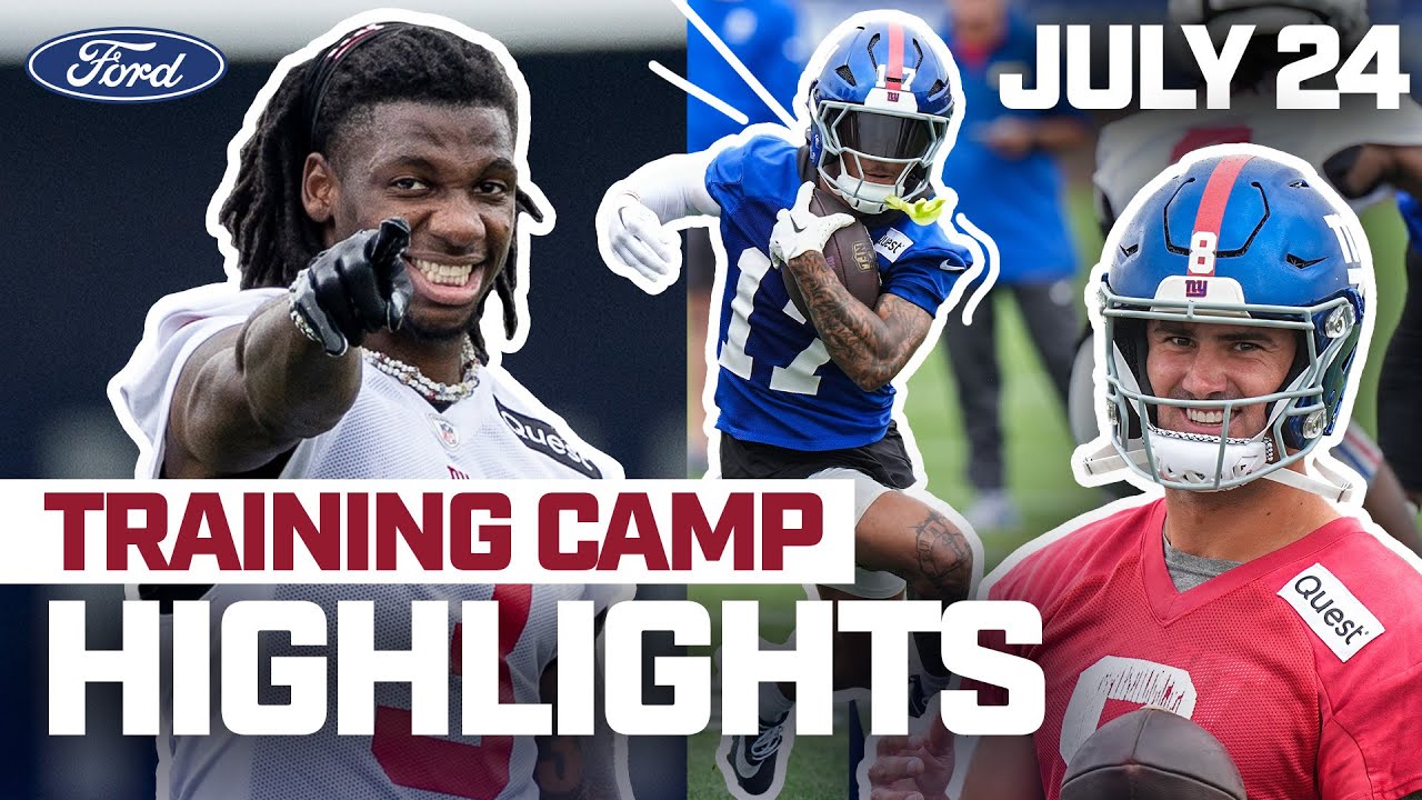Training Camp Day 1 TOP Highlights | New York Giants