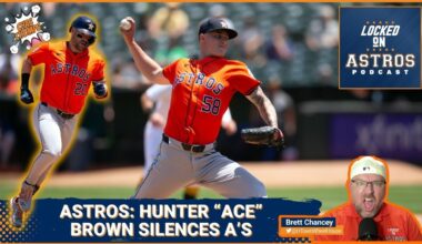 Astros Ace Hunter Brown bids Farewell to Coliseum