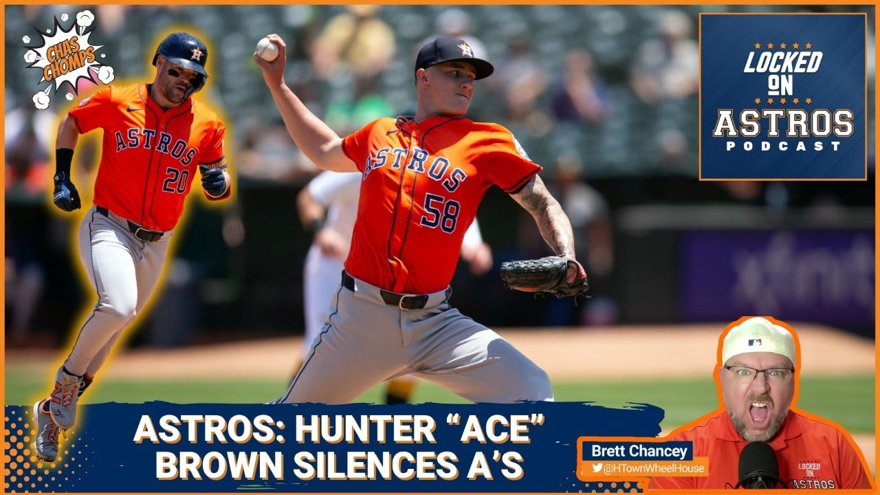 Astros Ace Hunter Brown bids Farewell to Coliseum