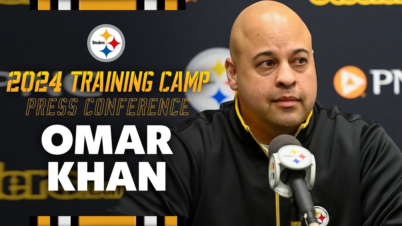 GM Omar Khan Press Conference (July 25) | Pittsburgh Steelers
