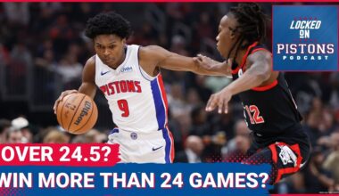 Will The Detroit Pistons Hit Their Over Win Total Of 24.5 Wins This Upcoming Season?