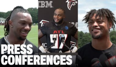 Bijan Robinson, Grady Jarrett & more on starting Atlanta Falcons 2024 AT&T Training Camp