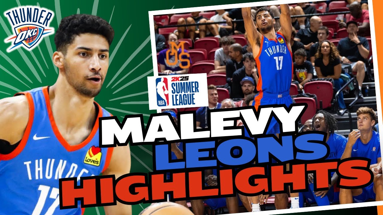 Malevy Leons 6’10” Wing absolutely locks up for Oklahoma City Thunder at NBA Summer League