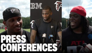 Kyle Pitts, Michael Penix Jr., & others speak on day 2 of Atlanta Falcons 2024 AT&T Training Camp