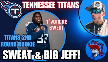 Tennessee Titans Rookie DT T’VONDRE SWEAT WILL DOMINATE With JEFFERY SIMMONS this 2024 NFL Season!