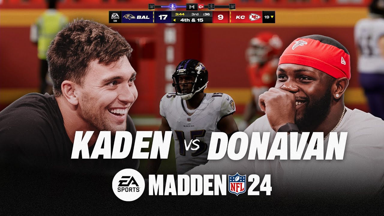 Kaden Elliss vs. Donavan Mutin | Atlanta Falcons players go head-to-head on Madden 24