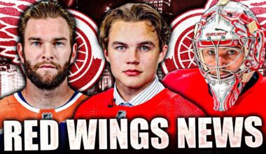 LOTS OF DETROIT RED WINGS NEWS: AXEL SANDIN-PELLIKKA, GOALIE TRADE SOON?