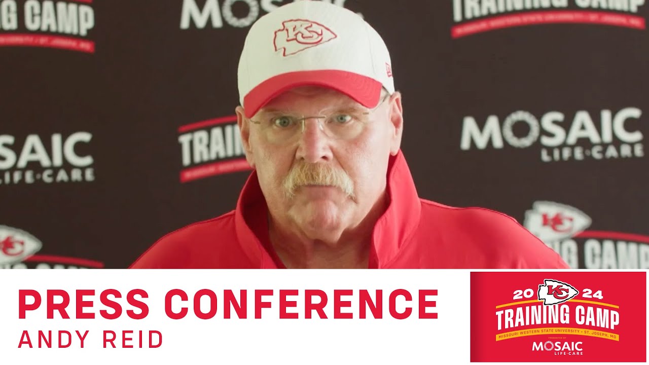 Andy Reid, Trey Smith, & Drue Tranquill Speak to the Media at Training Camp