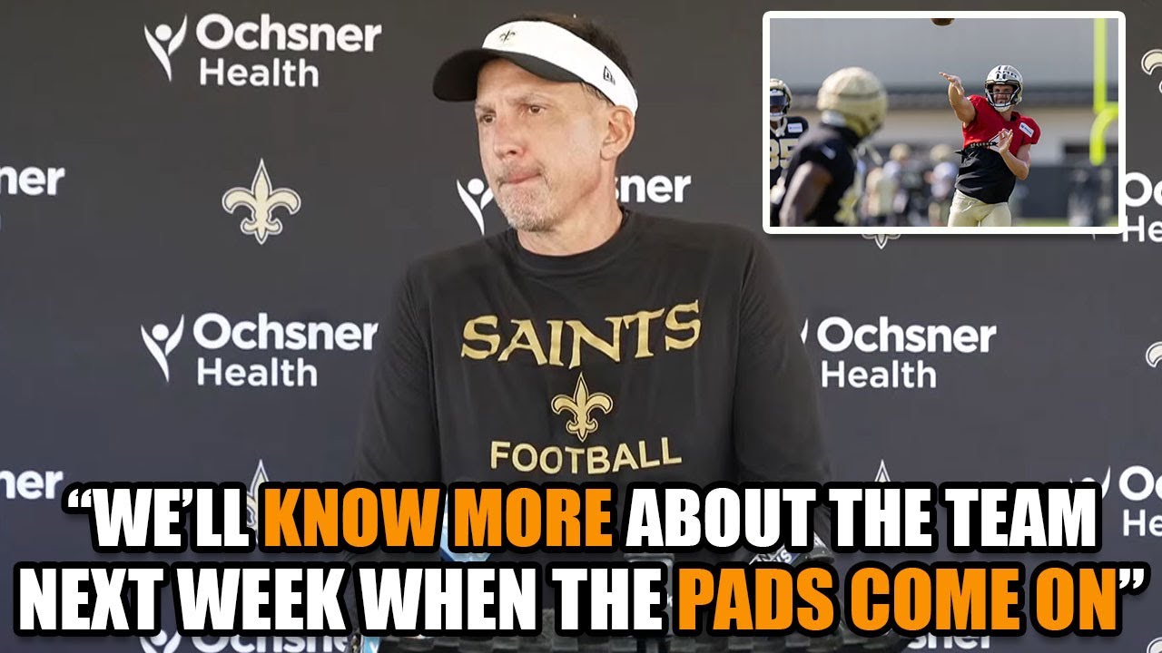 Dennis Allen on Training Camp Roster Battles | New Orleans Saints Reaction Video
