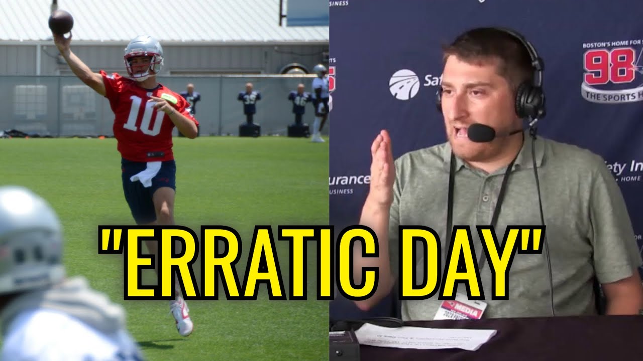 Drake Maye DOWN, Jacoby Brissett UP: Patriots Training Camp Recap Day 4