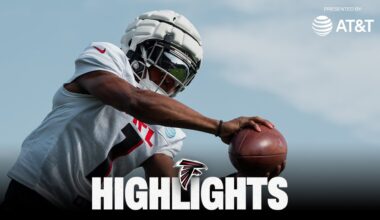 Highlights | Atlanta Falcons raise intensity for day one of pads l 2024 AT&T Training Camp | NFL