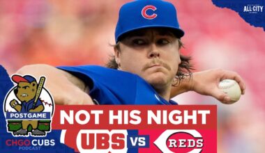 Justin Steele Gives up Five Runs and Chicago Cubs Drop Series to Reds  | CHGO Cubs Postgame Podcast