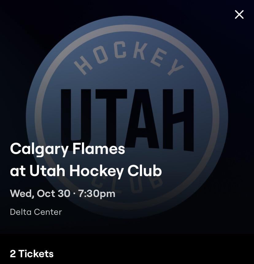 Just bought tickets to my first NHL game. Finally get to see my Flames!! 🔥🔥