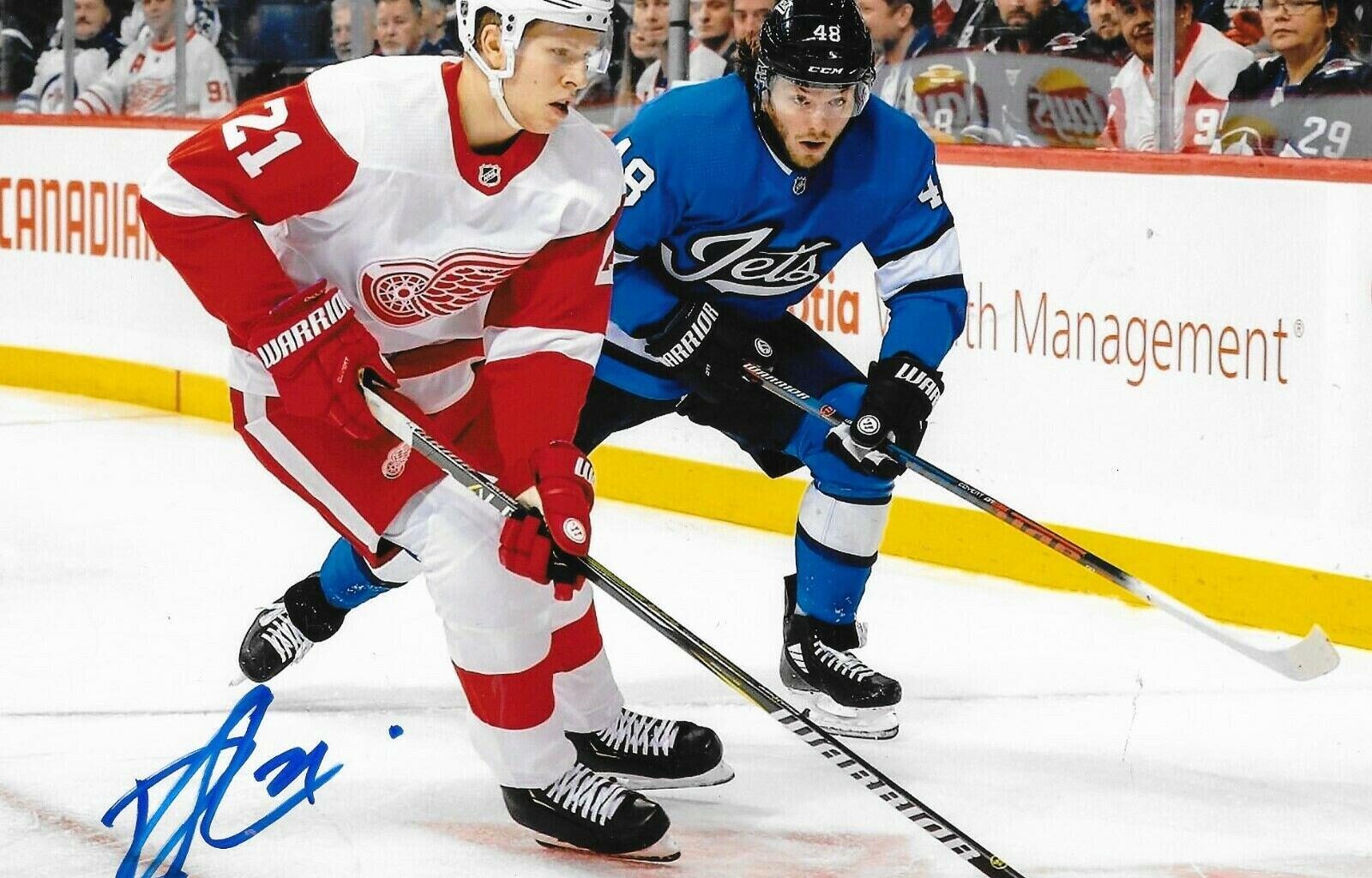 Former Wings defenseman Dennis Cholowski has just signed a one year deal with the Islanders.