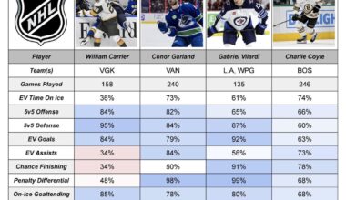 Some forwards and defensemen I think may be underrated going into the 2024/25 season.