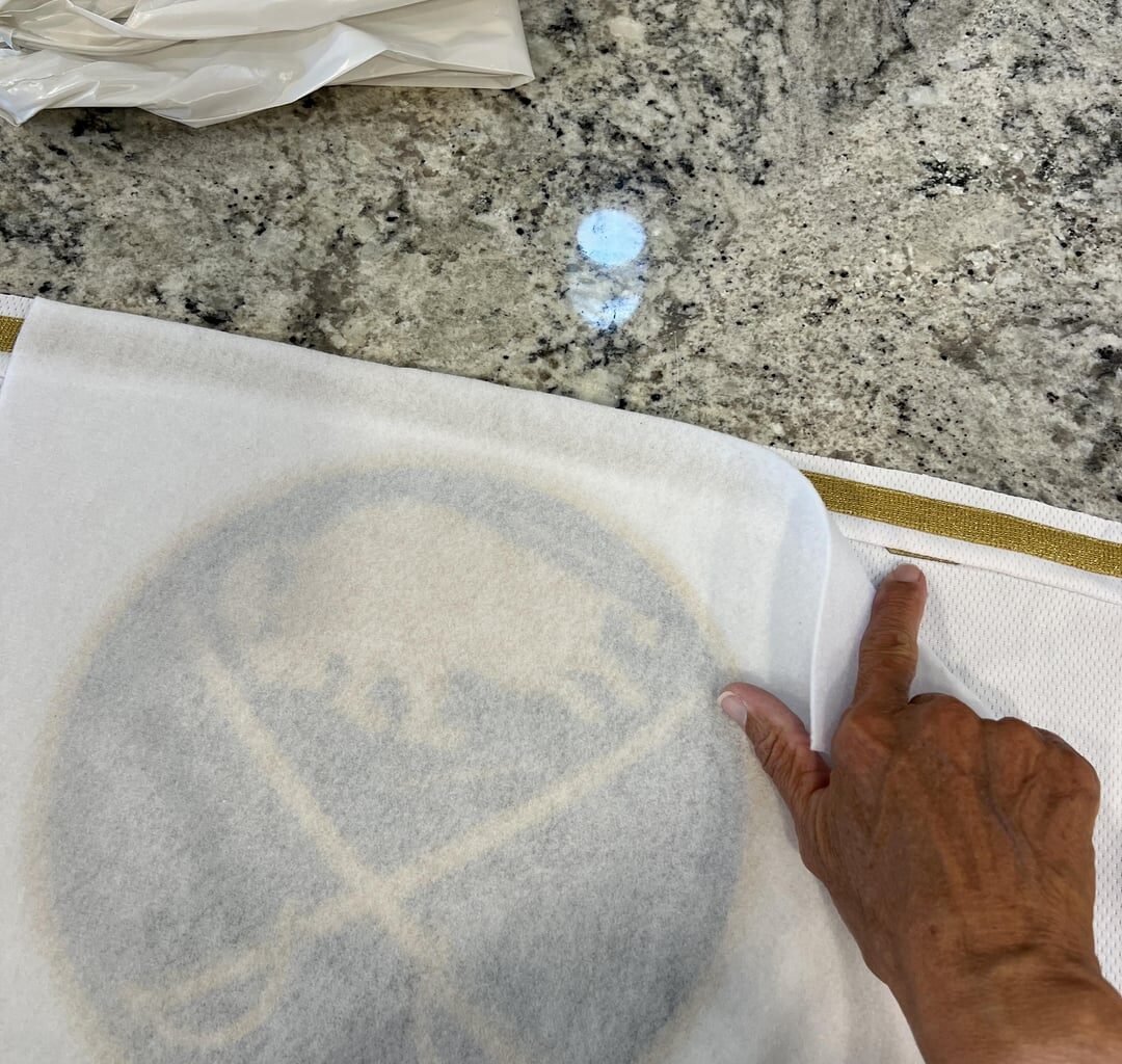 Interesteing use of old jerseys I thought r/hockey would appreciate.