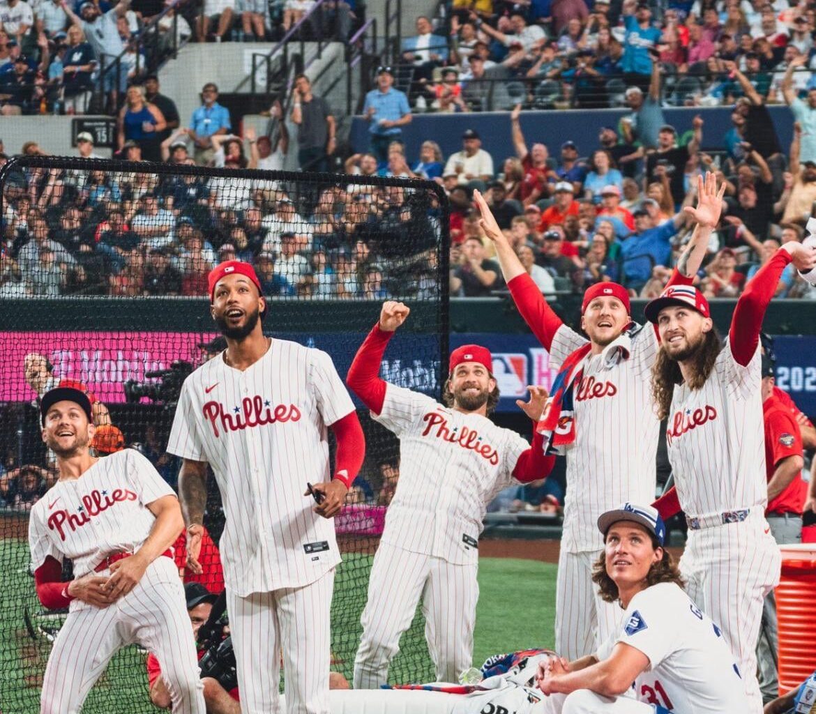Phillies supporting Bohm in the HR Derby
