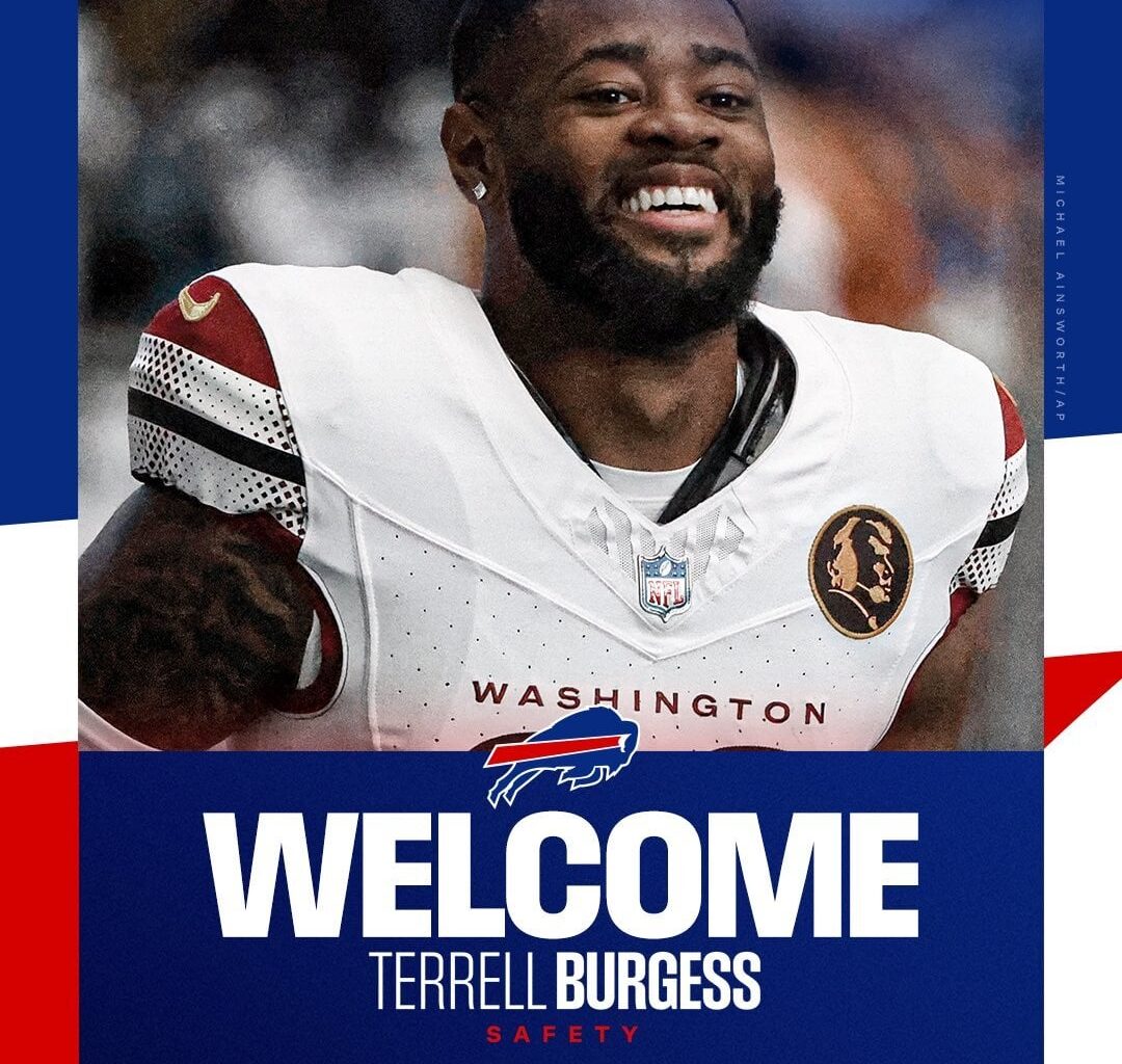 We’ve signed S Terrell Burgess to a one-year deal and released P Jack Browning. #BillsMafia