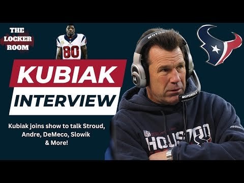 Gary Kubiak Interview On CJ Stroud, DeMeco Ryans, Slowik, Inducting Andre Johnson To HOF & More!