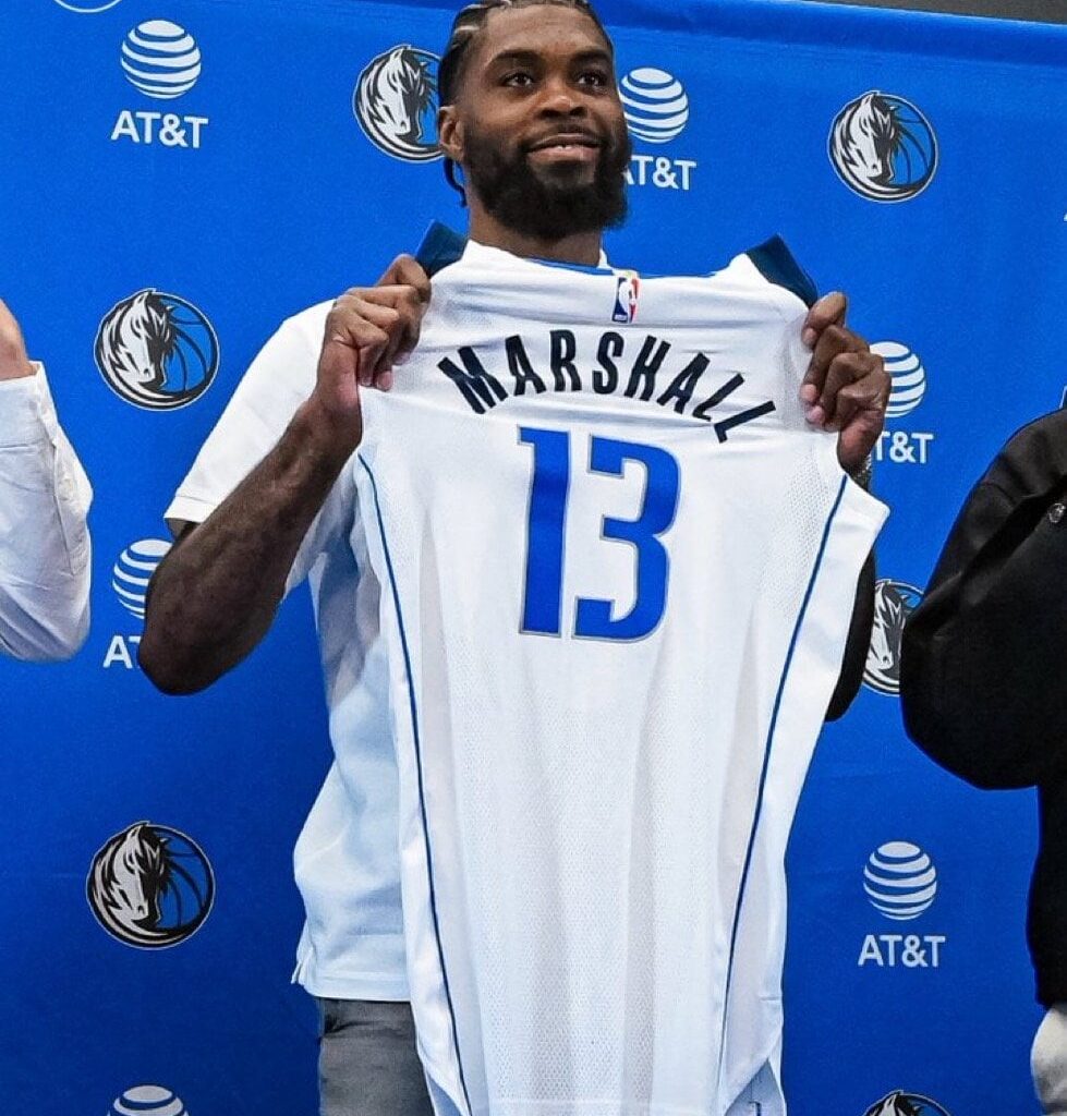 [@NationMFFL] Jared Dudley on Naji:“Marshall is very similar (to Derrick Jones Jr.), but in a different way. You don’t have to worry about Marshall being tough… Shoots the ball a little bit better… You might miss it (DJJ) in some ways, but you’re gaining a lot in bringing somebody like Marshall."