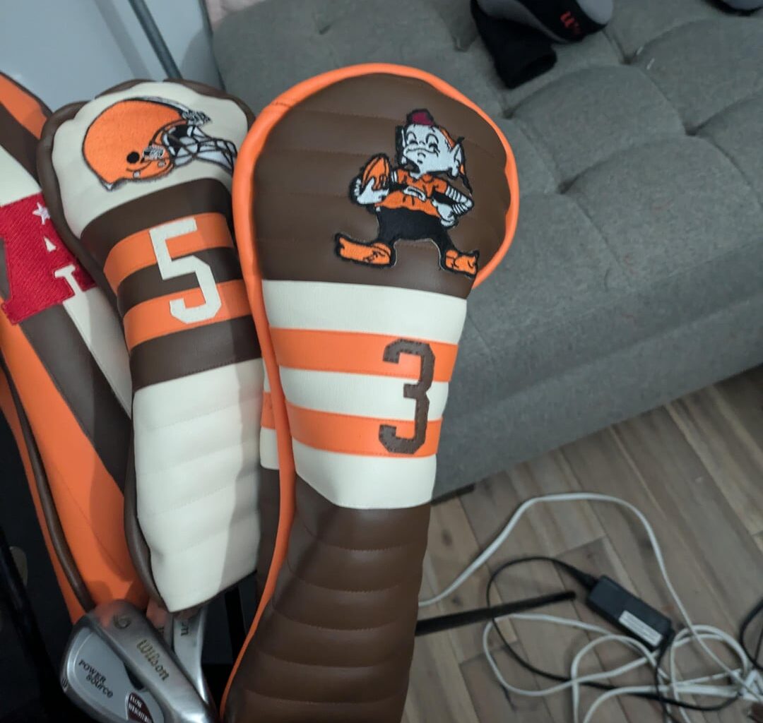 Got into golf, made DIY headcovers