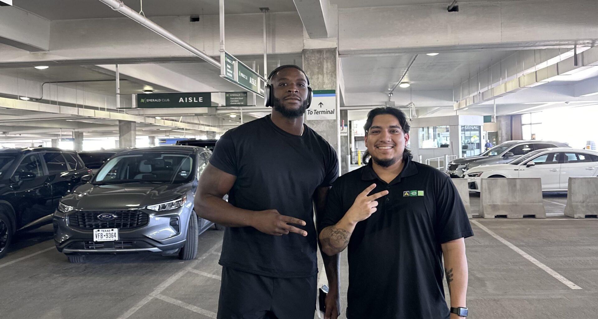 Look who I just met at the airport in El Paso today boys!