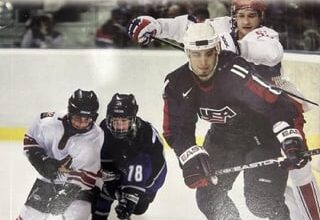 I found one of my dad’s old coaching books and I’m 99% sure that 11 year old Auston Matthews is on the cover