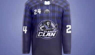 Glasgow Clan (🏴󠁧󠁢󠁳󠁣󠁴󠁿) reveal their 2024 pre-season jersey