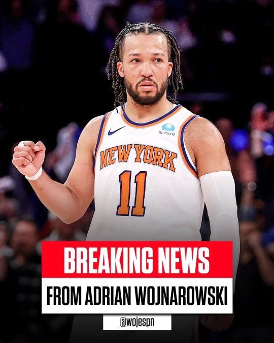 In a largely unprecedented financial concession to give roster flexibility to a contender, New York Knicks star Jalen Brunson has agreed on a four-year, $156.5 million extension, his agent Sam Rose of CAA tells ESPN --- $113M less guaranteed than he’s eligible to receive in one year.