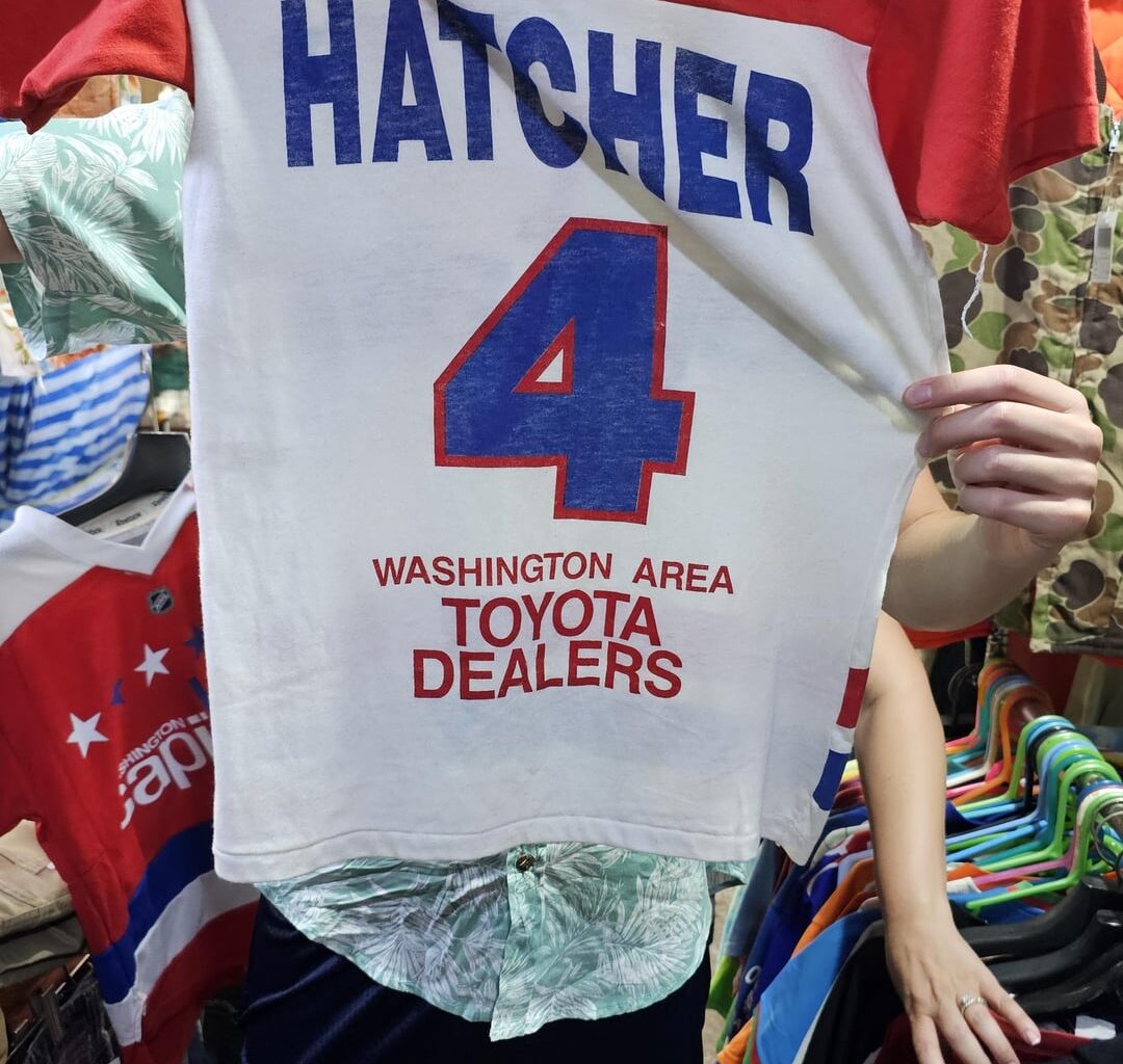 How about a Kevin Hatcher T-Shirt in a Thai night-market!
