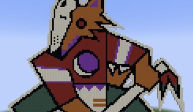 fully completed kachina logo in minecraft