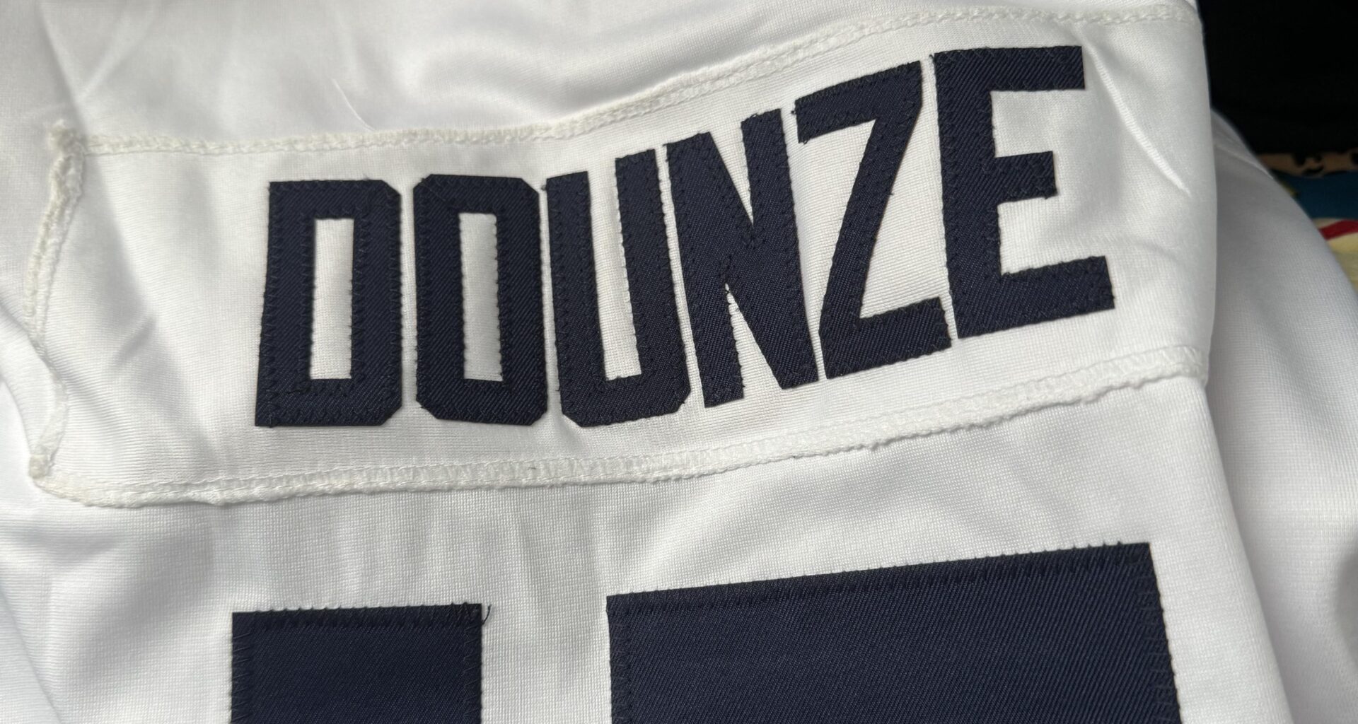 Ordered from DHGate. I present his new “Rome Dounze” jersey.